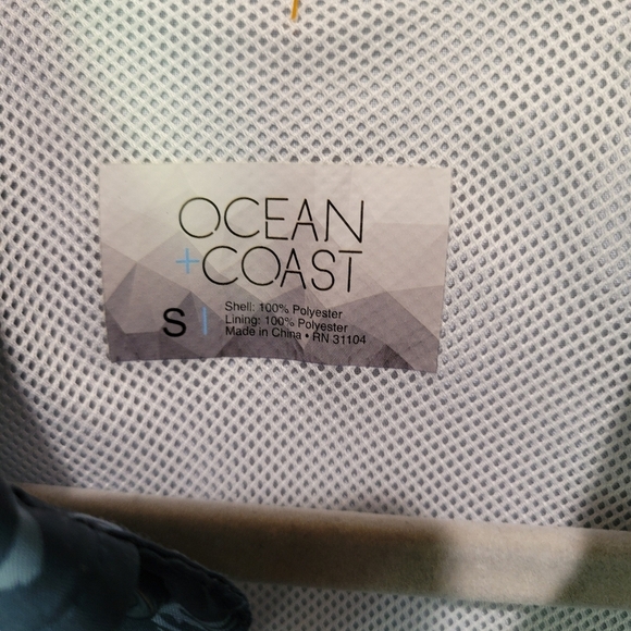 Ocean Coast Navy Patterned Long Sleeve Shirt - Picture 5 of 9